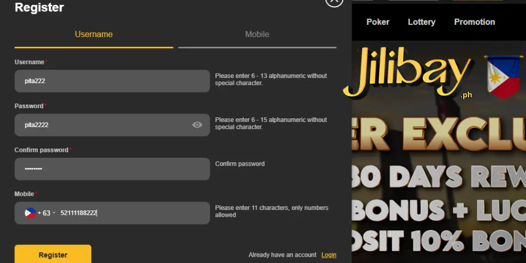 image how to register jilibay